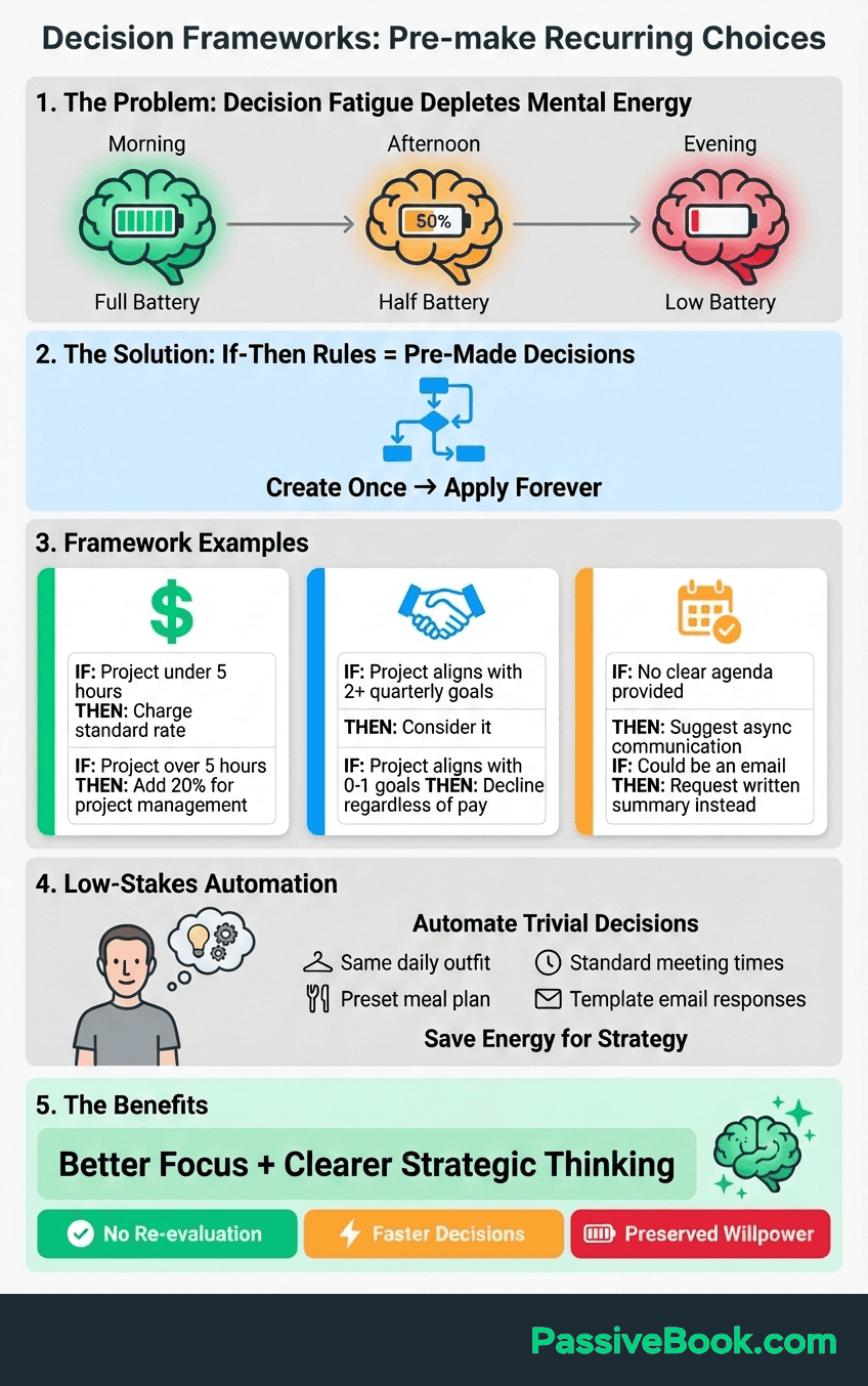 Decision Framework If Then Rules Decision Framework If Then Rules