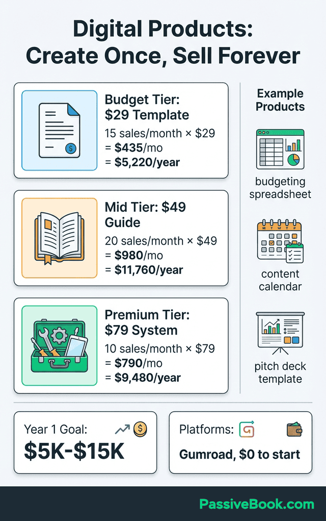 Digital Product Pricing Tiers And Annual Revenue Digital Product Pricing Tiers And Annual Revenue