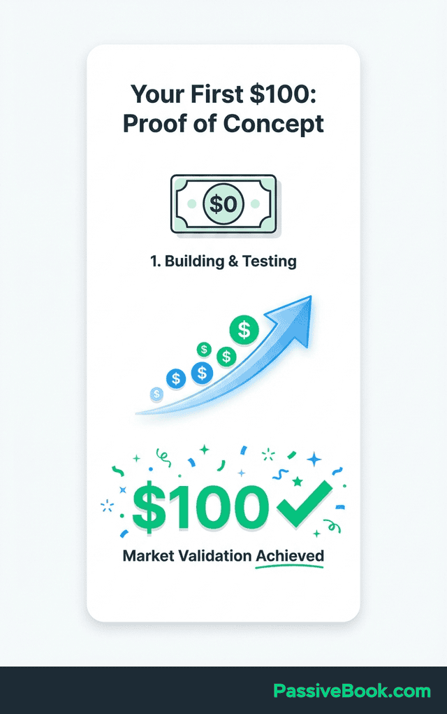 First 100 Dollar Milestone Validation Visual First 100 Dollar Milestone Validation Visual