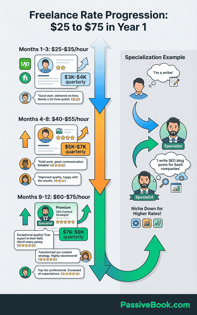 Freelance Hourly Rate Progression First Year Freelance Hourly Rate Progression First Year