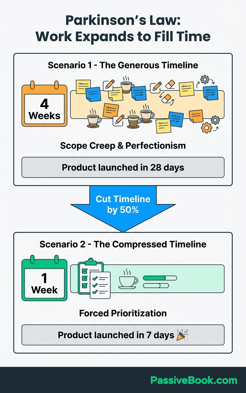 Parkinsons Law Deadline Compression Visual Parkinsons Law Deadline Compression Visual