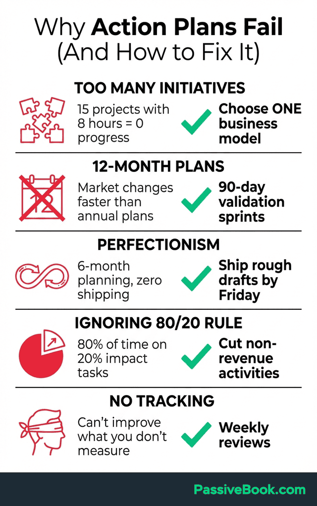 Top Reasons Action Plans Fail Solopreneurs Top Reasons Action Plans Fail Solopreneurs