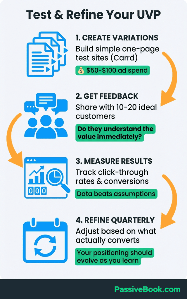 Uvp Testing And Refinement Cycle Uvp Testing And Refinement Cycle