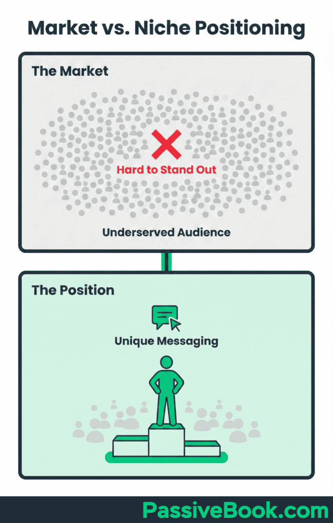 Market Vs. Niche Positioning Market Vs. Niche Positioning