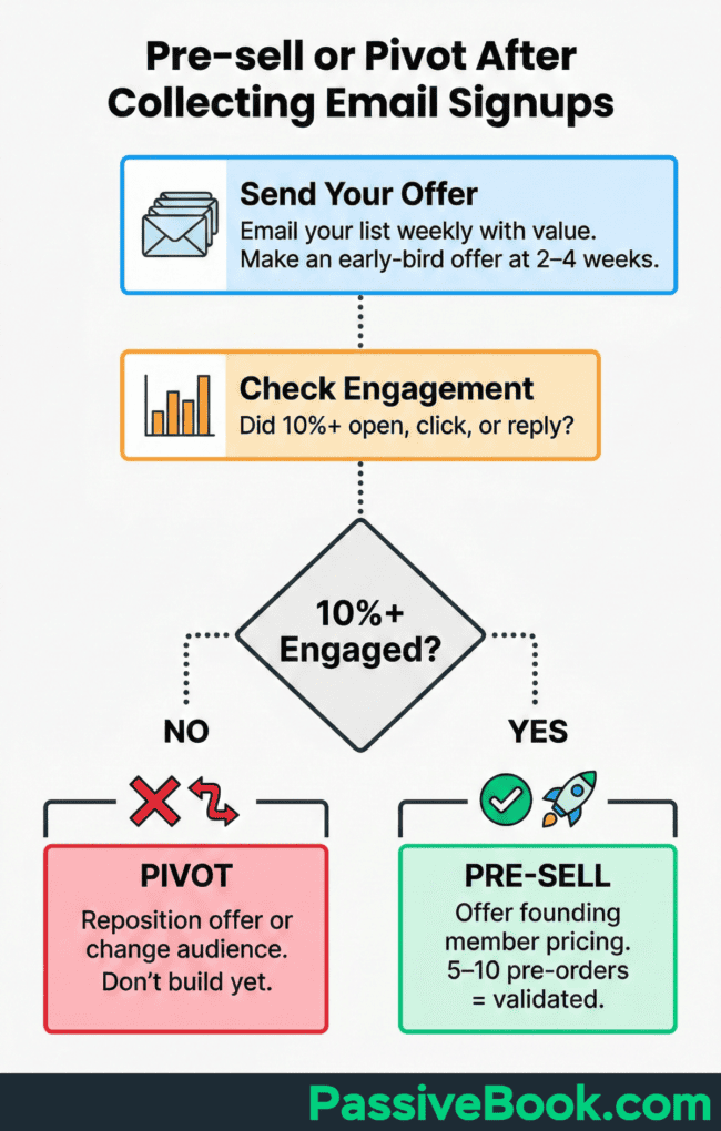Pre Sell Or Pivot After Collecting Email Signups Pre Sell Or Pivot After Collecting Email Signups
