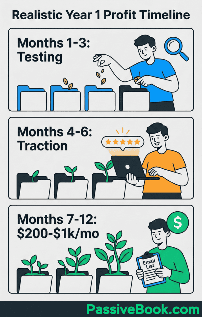 Realistic Year 1 Online Business Profit Timeline Realistic Year 1 Online Business Profit Timeline