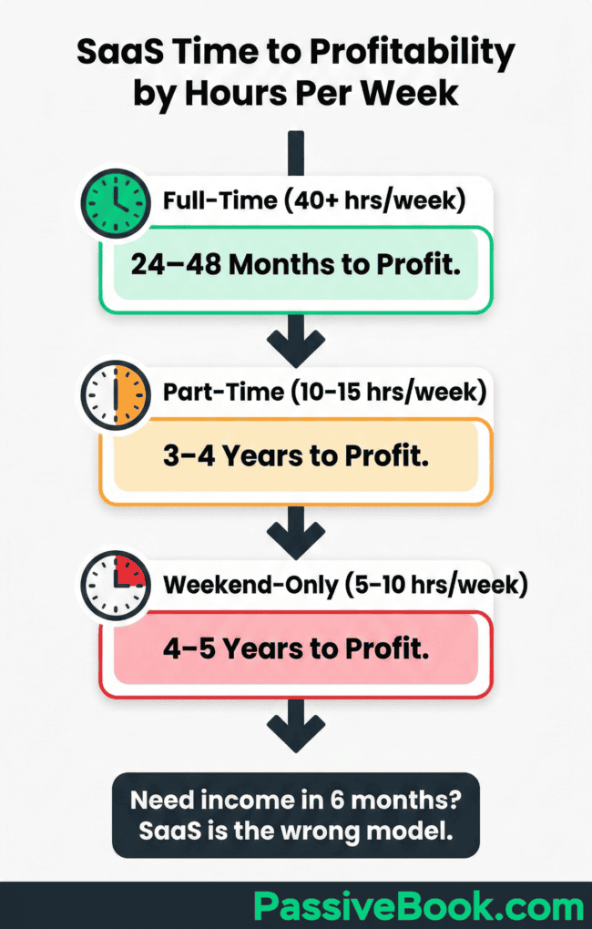 Saas Time To Profitability By Hours Per Week Saas Time To Profitability By Hours Per Week
