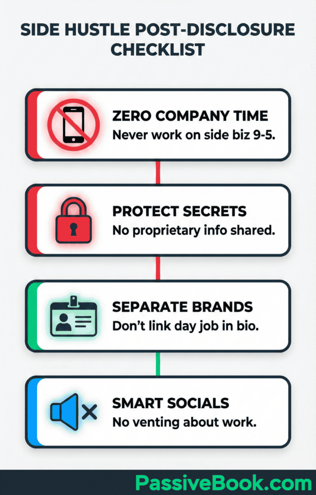 Side Hustle Post Disclosure Checklist Side Hustle Post Disclosure Checklist