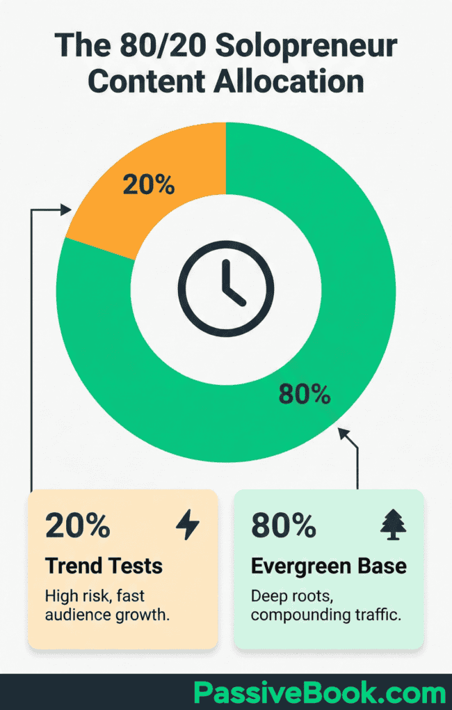 The 80 20 Solopreneur Content Allocation Evergreen Vs Trending The 80 20 Solopreneur Content Allocation Evergreen Vs Trending