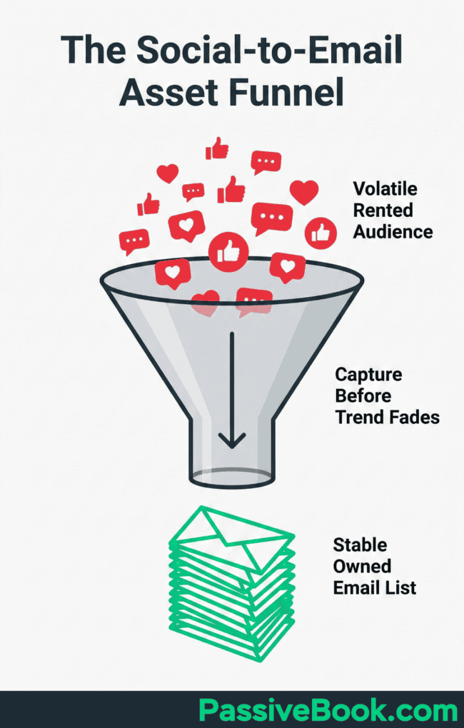 The Social To Email Asset Funnel The Social To Email Asset Funnel