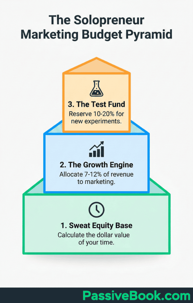 The Solopreneur Marketing Budget Pyramid The Solopreneur Marketing Budget Pyramid