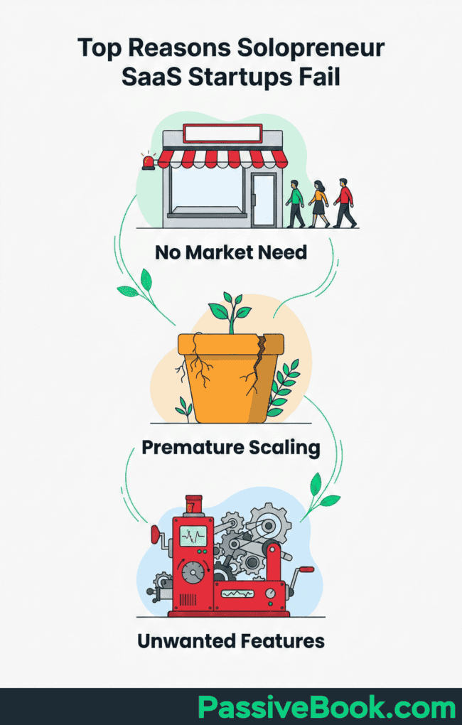 Top Reasons Solopreneur Saas Startups Fail Top Reasons Solopreneur Saas Startups Fail
