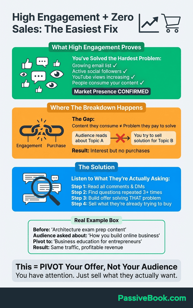 Audience Engagement Without Sales Diagnosis Audience Engagement Without Sales Diagnosis