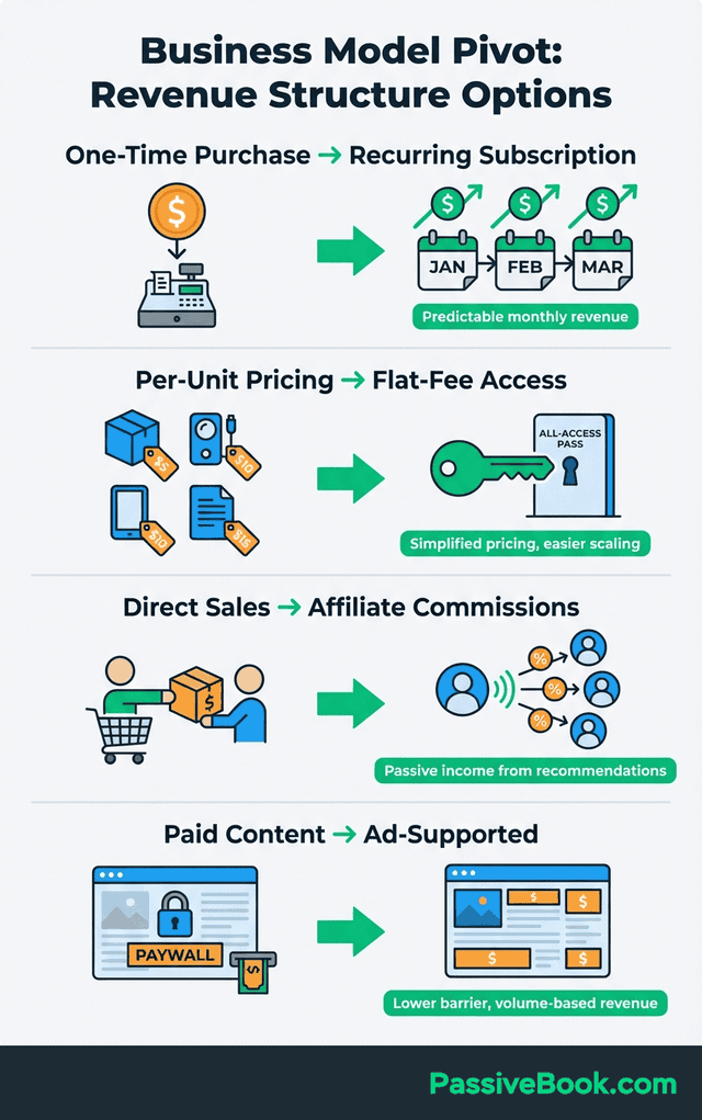Business Model Pivot Revenue Structures Business Model Pivot Revenue Structures