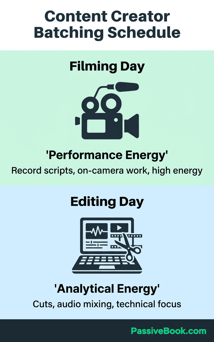 Content Creator Batching Schedule Content Creator Batching Schedule
