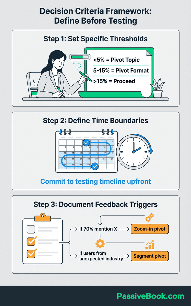 Creating Decision Criteria Before Testing Creating Decision Criteria Before Testing