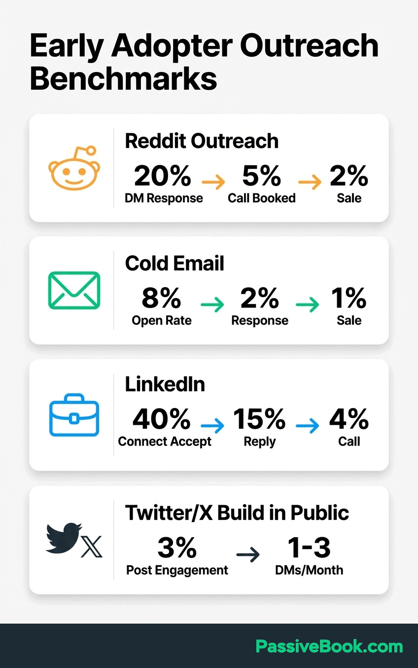 Early Adopter Outreach Conversion Benchmarks Early Adopter Outreach Conversion Benchmarks