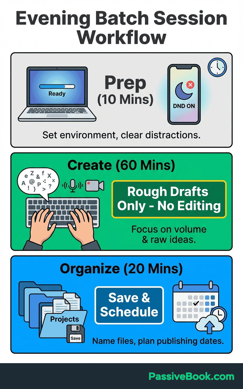 Evening Batch Content Workflow Evening Batch Content Workflow