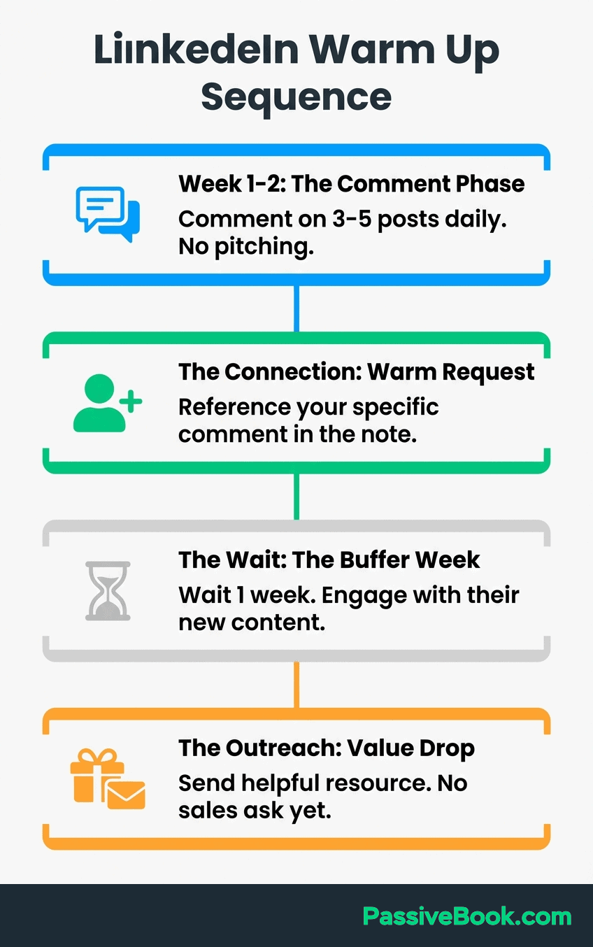 Linkedin Warm Up Sequence Timeline Linkedin Warm Up Sequence Timeline