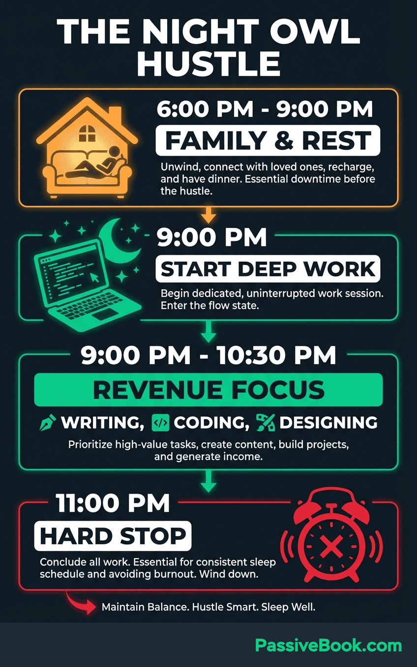 Night Owl Side Hustle Schedule Night Owl Side Hustle Schedule