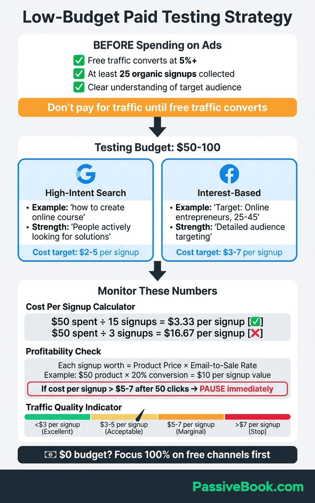 Paid Traffic Testing Budget Breakdown Validation Paid Traffic Testing Budget Breakdown Validation