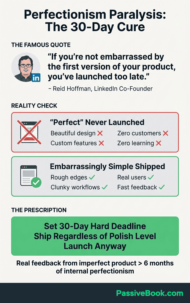 Perfectionism Paralysis Cure Mvp Launch 1 Perfectionism Paralysis Cure Mvp Launch
