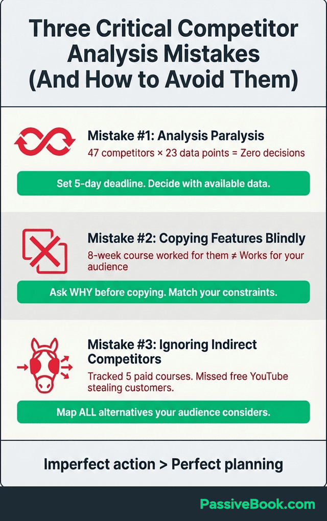 Three Critical Competitor Analysis Mistakes Three Critical Competitor Analysis Mistakes