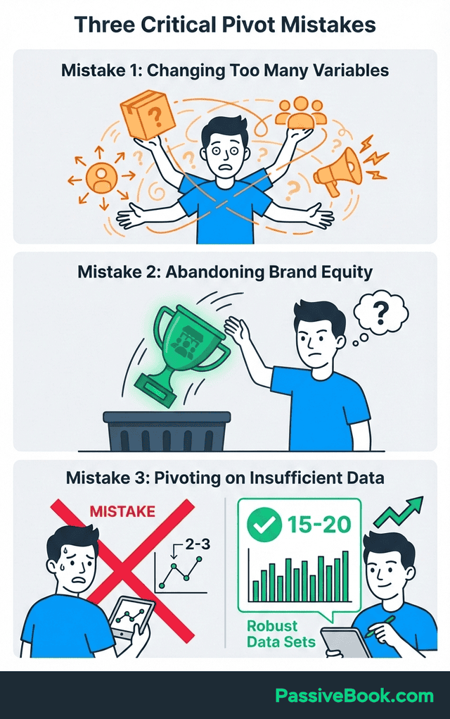 Three Critical Pivot Mistakes Illustration Three Critical Pivot Mistakes Illustration