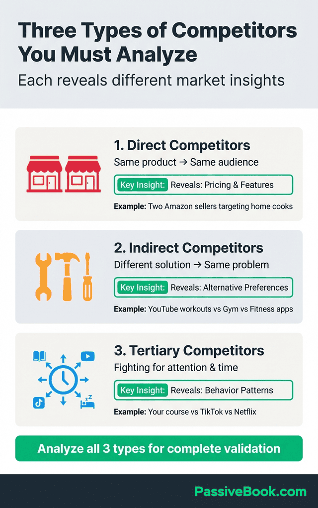 Three Types Of Competitors Framework Three Types Of Competitors Framework