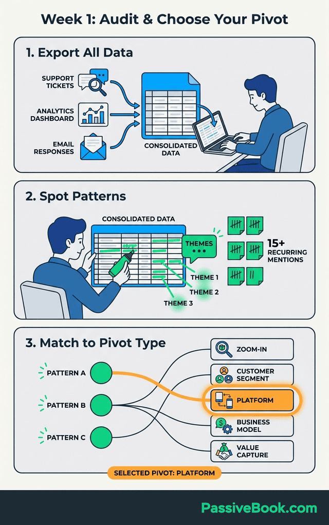 Week One Audit Feedback And Choose Pivot Week One Audit Feedback And Choose Pivot
