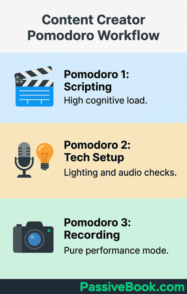 Content Creator Pomodoro Workflow Content Creator Pomodoro Workflow