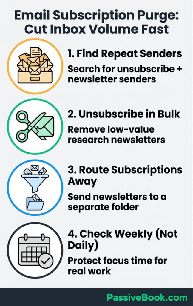 Email Subscription Purge Cut Inbox Volume Fast Email Subscription Purge Cut Inbox Volume Fast