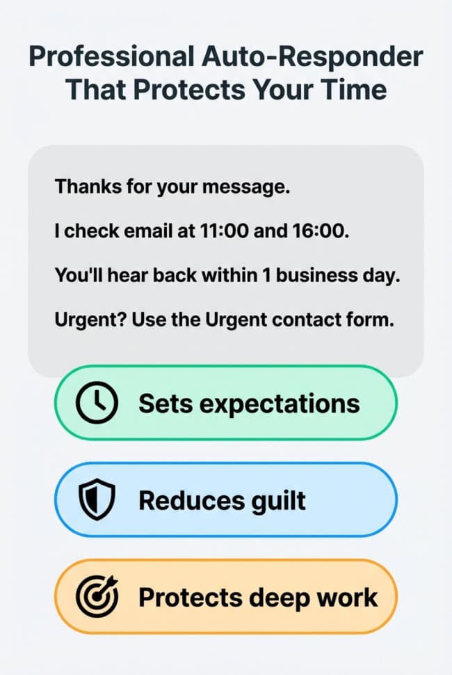 Professional Auto Responder That Protects Your Time Professional Auto Responder That Protects Your Time