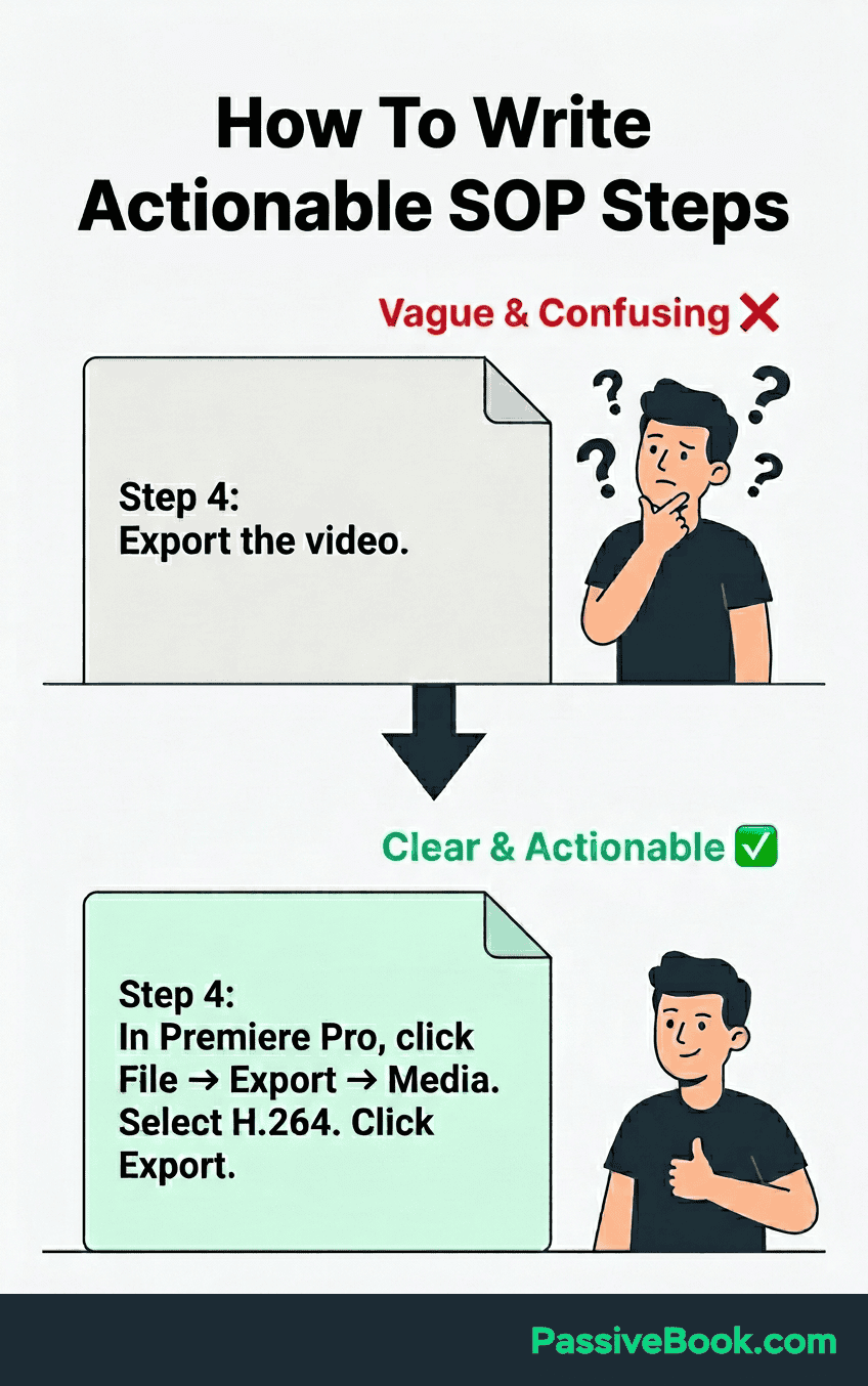 How To Write Actionable Sop Steps How To Write Actionable Sop Steps
