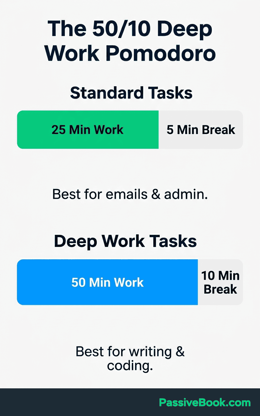 Pomodoro 50 10 Deep Work Split Pomodoro 50 10 Deep Work Split