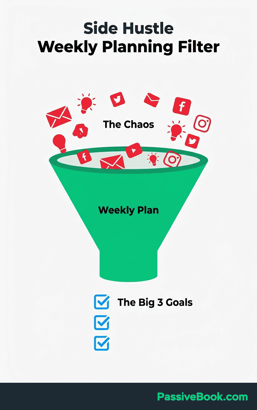 Side Hustle Weekly Planning Filter Side Hustle Weekly Planning Filter