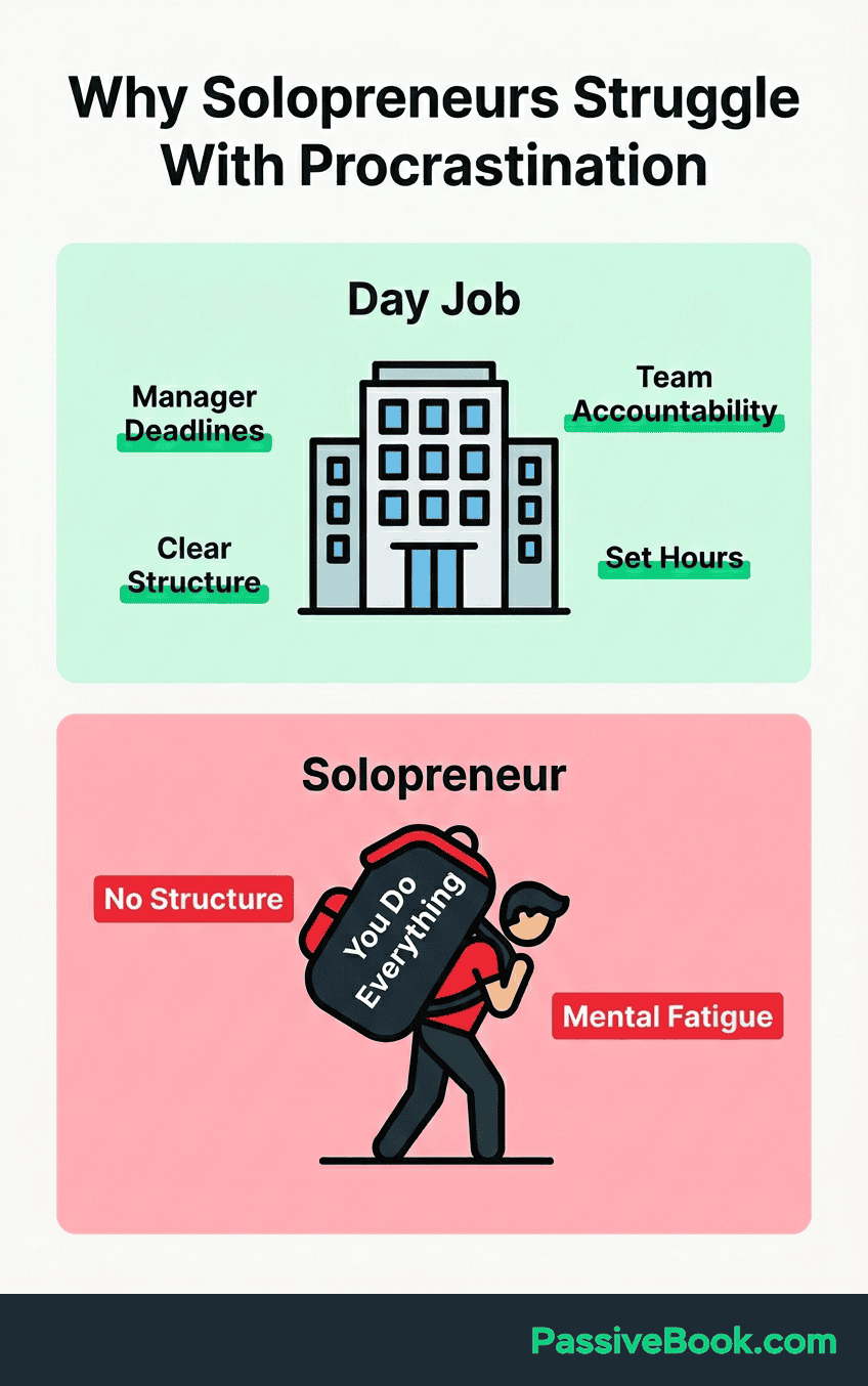 Solopreneur Procrastination Structure Comparison Solopreneur Procrastination Structure Comparison
