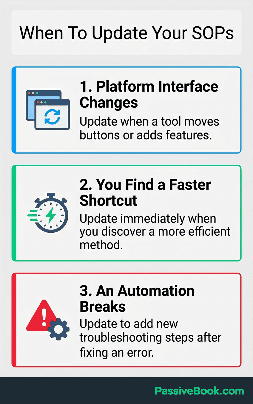 When To Update Business Sops When To Update Business Sops