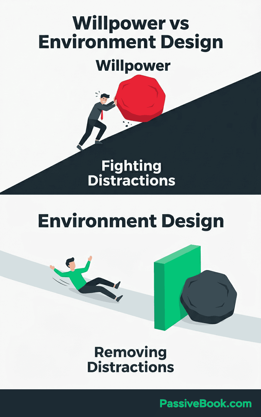 Willpower Vs Environment Design Side Hustle Willpower Vs Environment Design Side Hustle